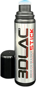 3DLAC Stick Water lepicí tyčinka pro 3D tisk s odklopeným víčkem a modrým aplikátorem