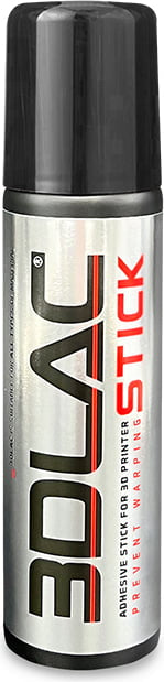 3DLAC Stick Water lepicí tyčinka pro 3D tisk se zavřeným černým víčkem