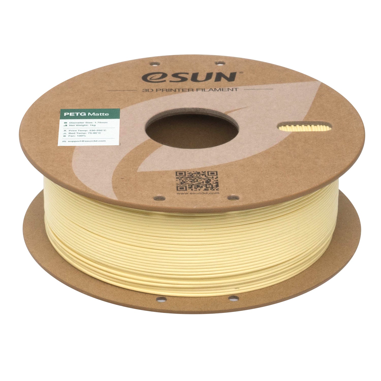 Filament PETG Matte almond yellow | eSUN