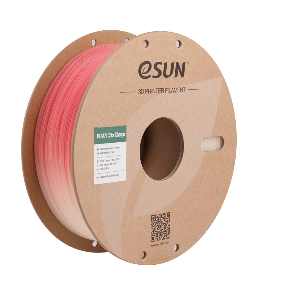 Filament PLA UV colour-changing, red | eSUN