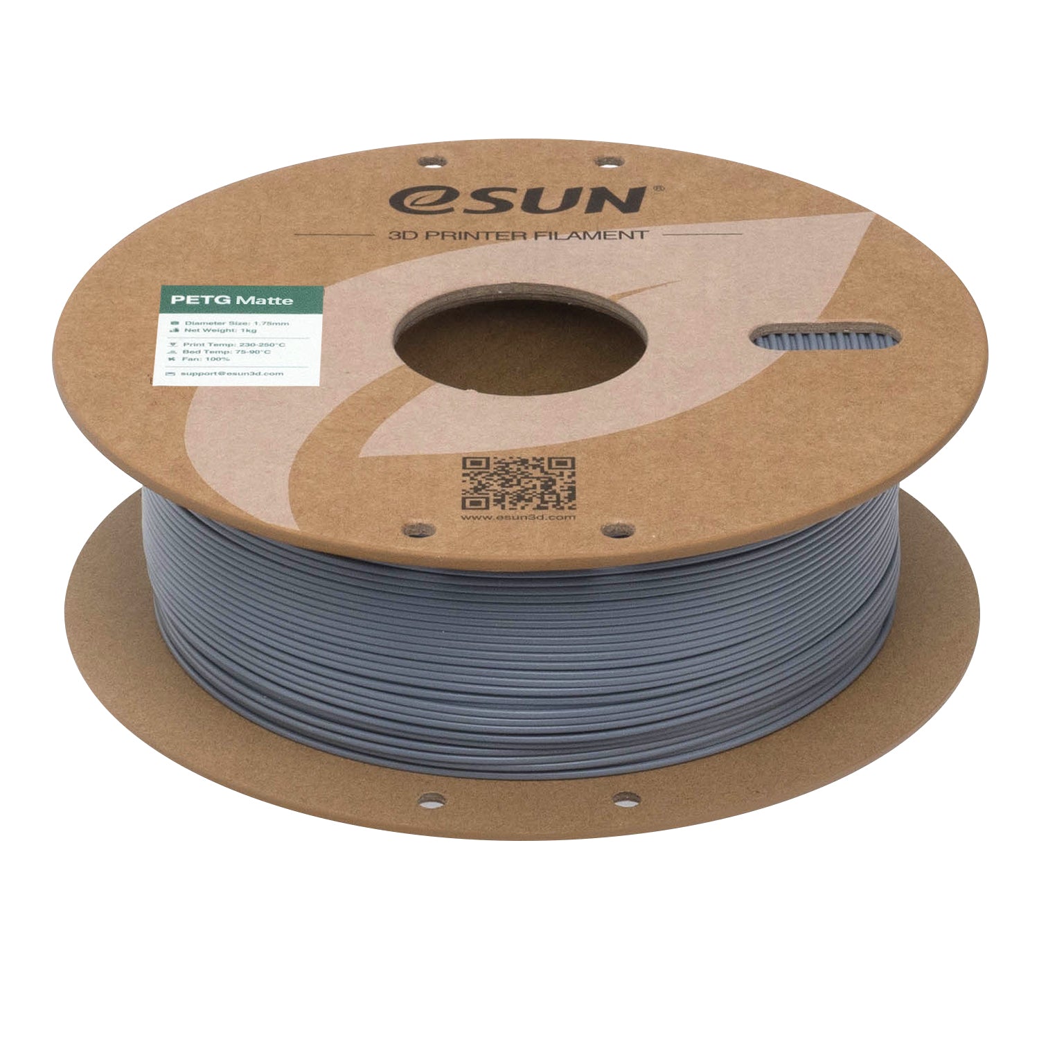 Filament PETG matte dark grey | eSUN