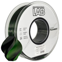 Filament Silk PLA Zweifarbig Schwarz Grün | Prof. Lab