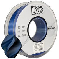 Filament Silk PLA Zweifarbig Schwarz Blau | Prof. Lab