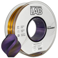 Filament Seide PLA Dreifarbig Schwarz Gold Lila | Prof. Lab