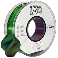 Filament Seide PLA Dreifarbig Rot Blau Grün | Prof. Lab