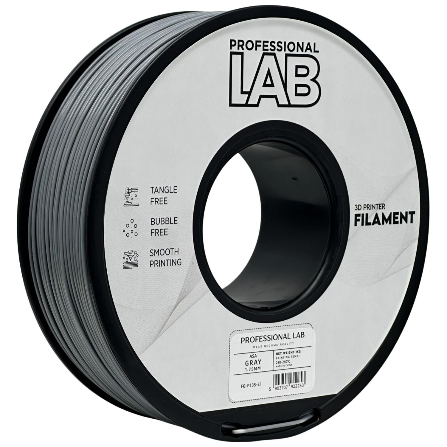 Filament ASA šedá | Prof. Lab