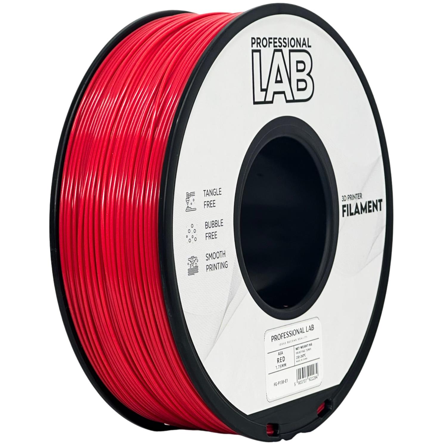 Filament ASA červená | Prof. Lab