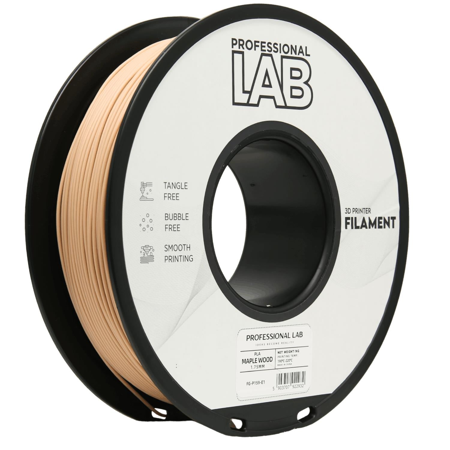 Filament PLA Wood javor dřevo | Prof. Lab