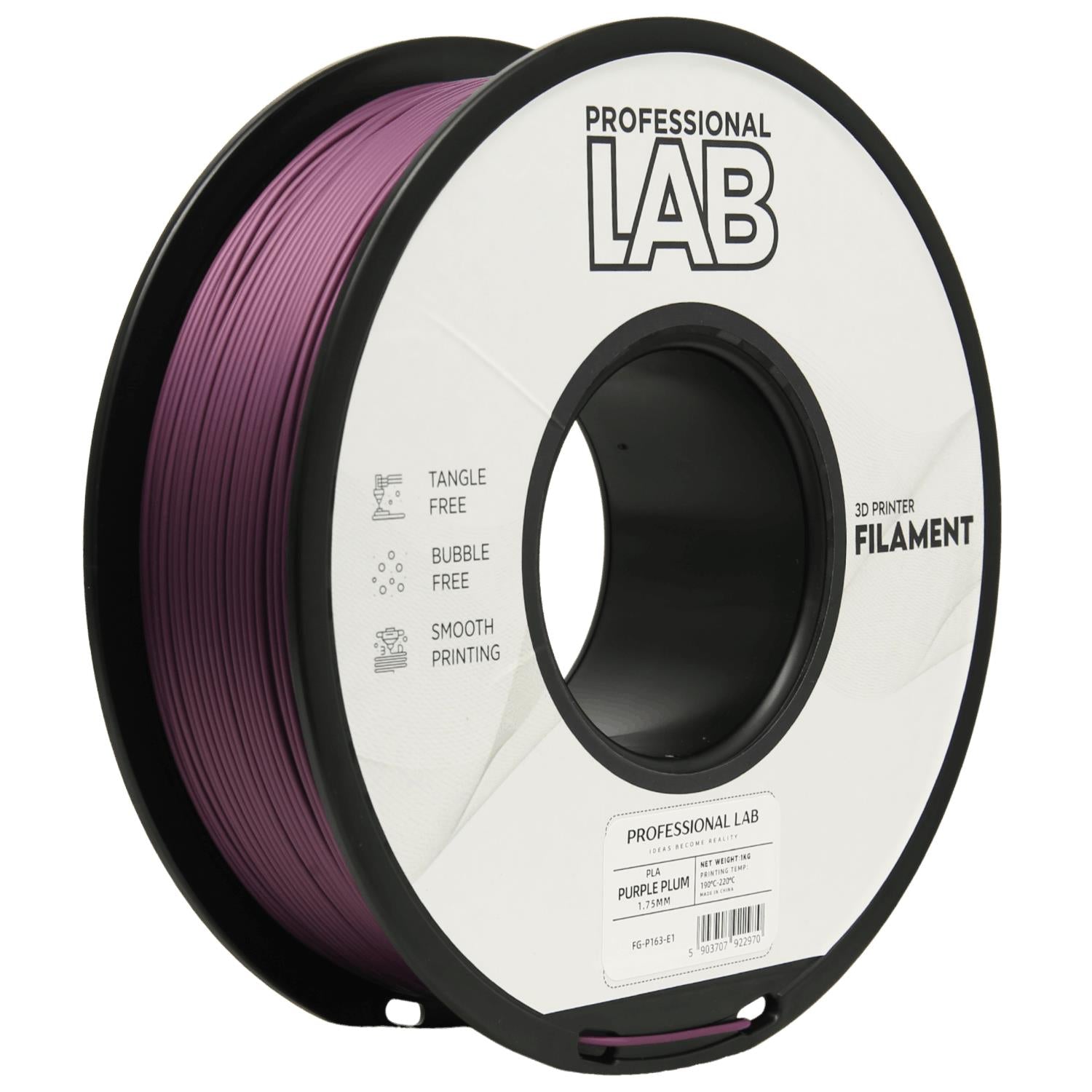 Filament PLA fialová plum | Prof. Lab