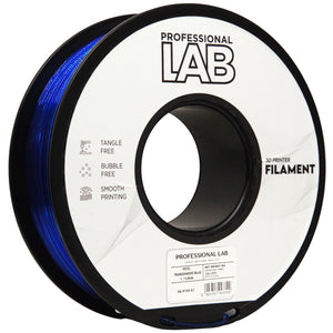 PETG-Filament, transparent blau | Prof. Lab