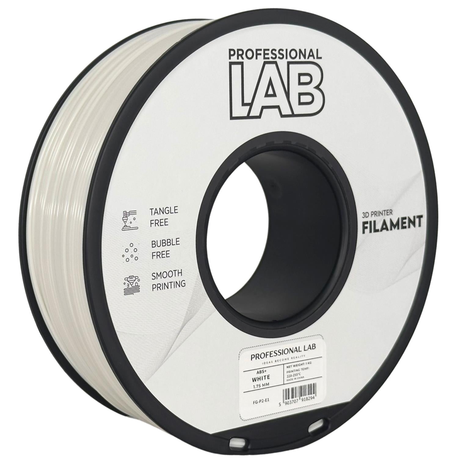 Filament ABS+ bílá | Prof. Lab