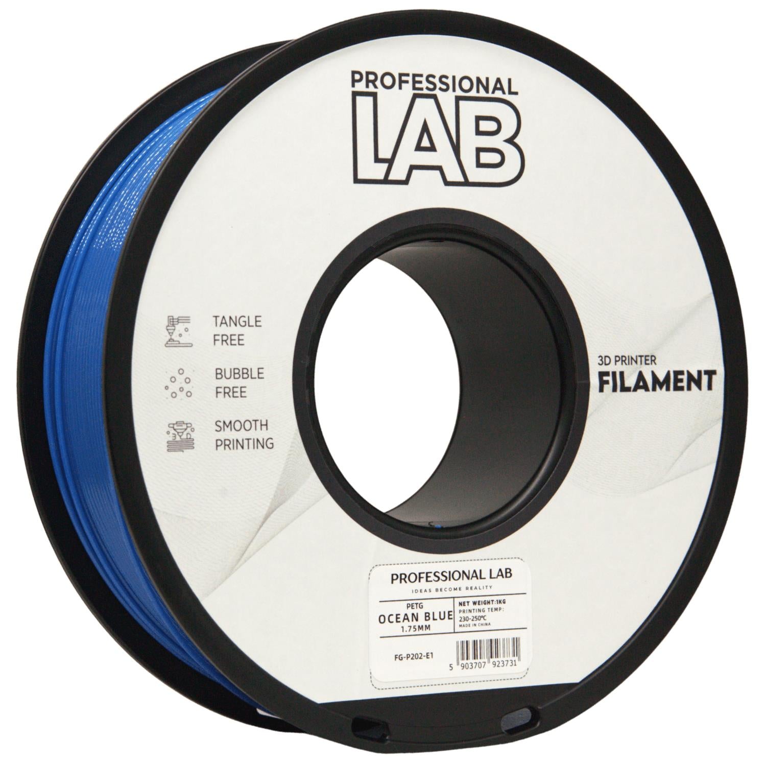 Filament PETG ozeanblau | Prof. Lab