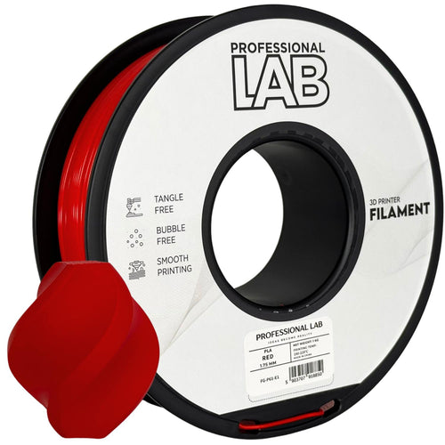 PLA rot Filament Spule, Prof. Lab, 1,75 mm
