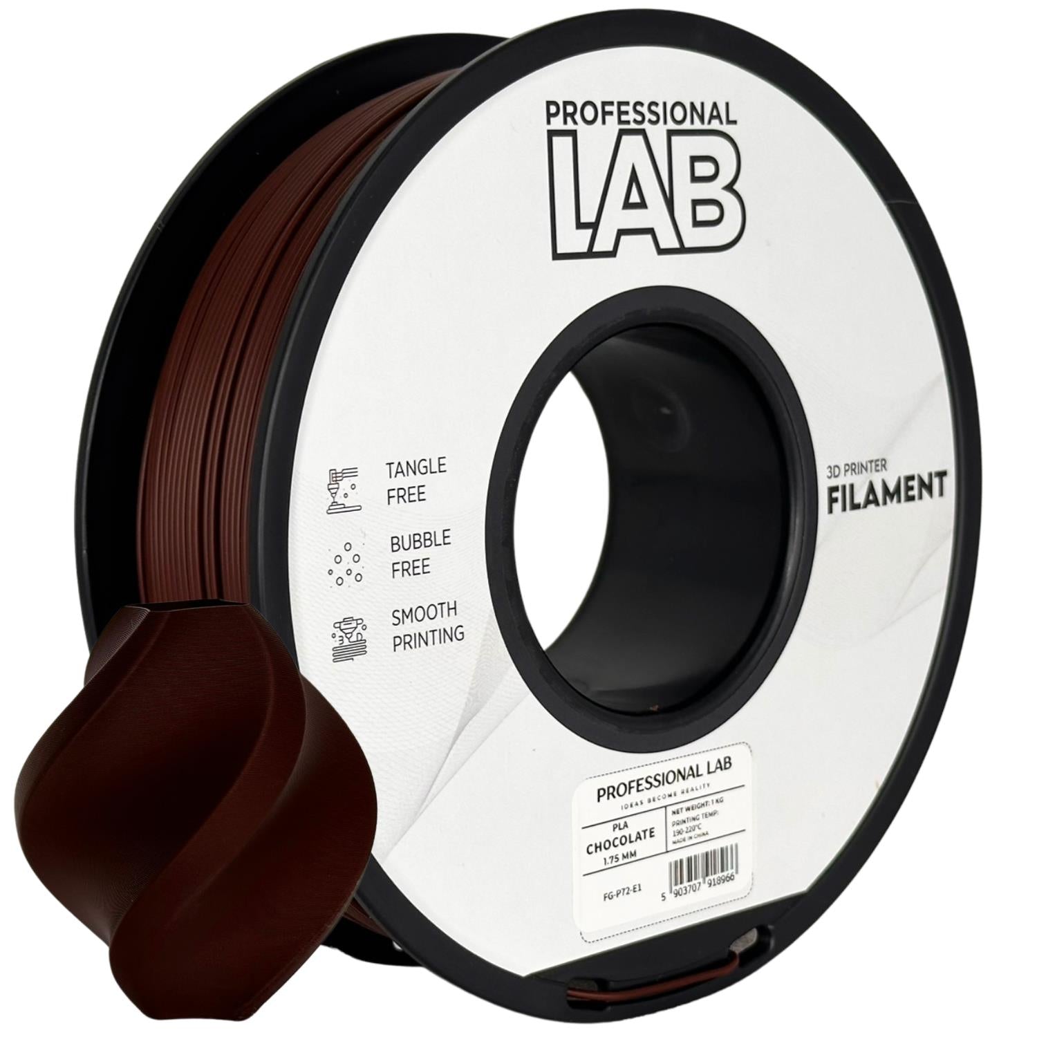 Filament PLA chocolate | Prof. Lab