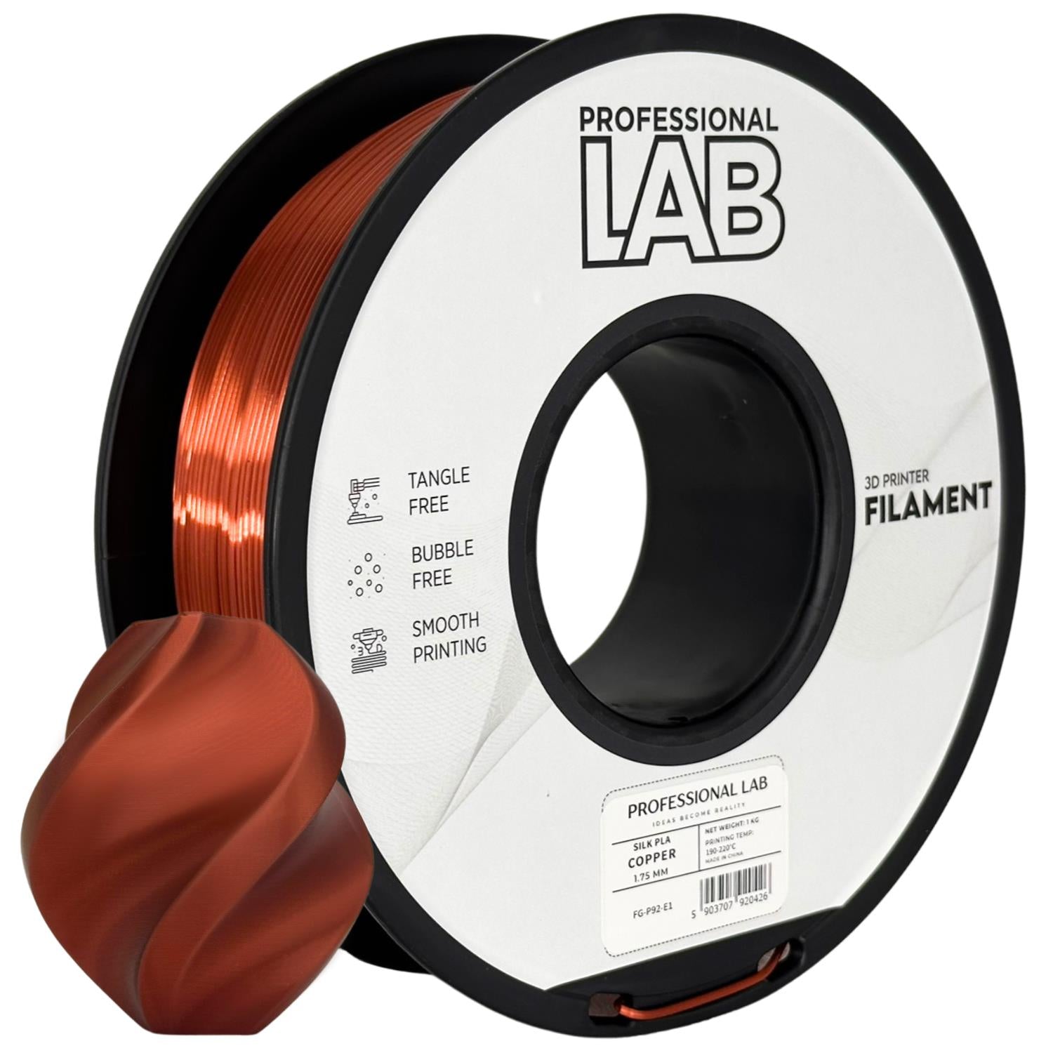 Filament Seide PLA Kupfer | Prof. Lab