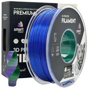 Filament Silk PLA Dreifarbig Blau Grün Lila | Smart Print