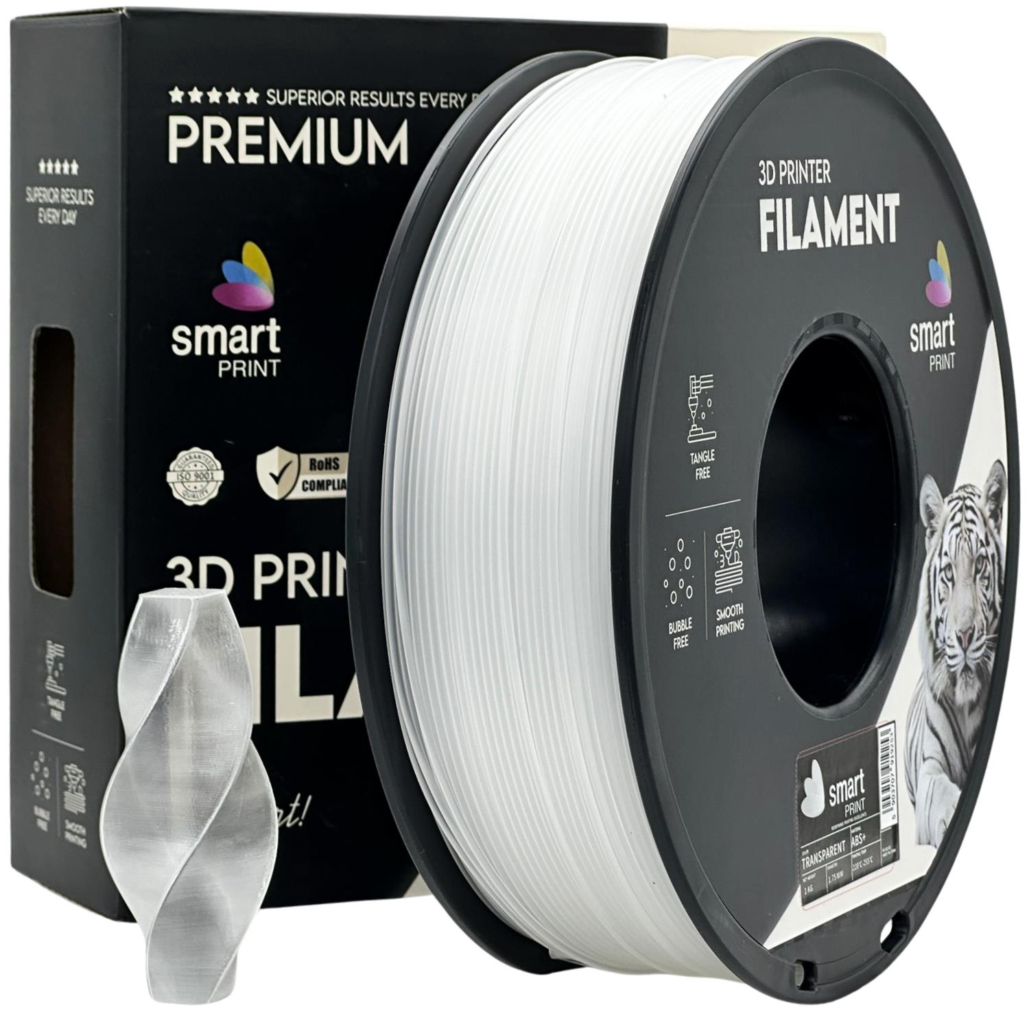 Filament ABS+ průhledná | Smart Print