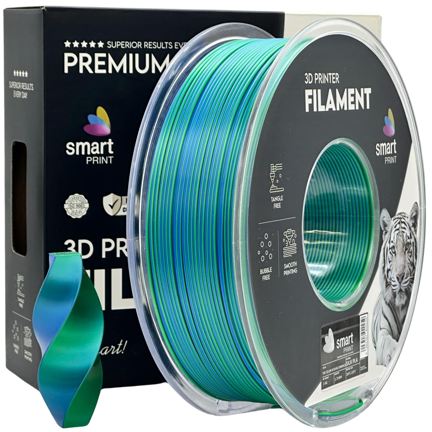 Filament Silk PLA Dual Color Oceans Embrace | Smart Print