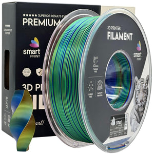 Filament Silk PLA Dreifarbig Rot Blau Grün | Smart Print
