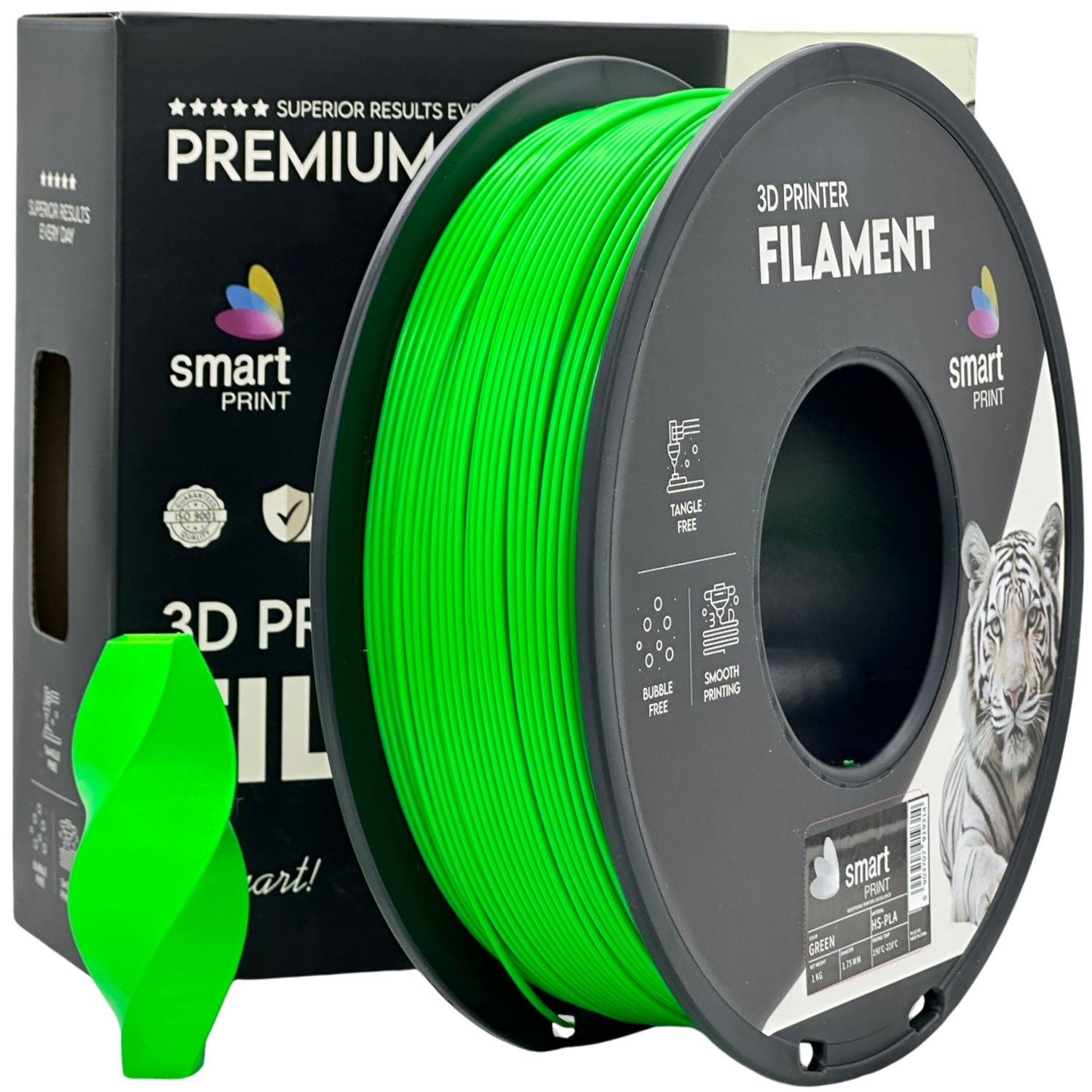 Filament HS-PLA zelená | Smart Print