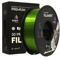 Filament PETG průhledná zelená | Smart Print
