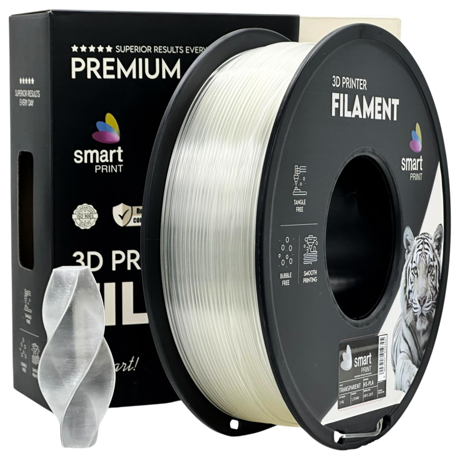 Filament HS-PLA průhledná | Smart Print