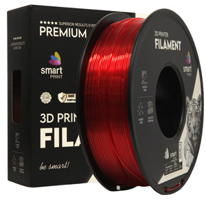 PETG-Filament transparent rot | Smart Print
