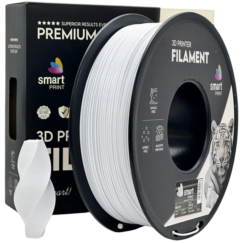 PETG-Filament weiß Spule, Smart Print, 1,75 mm