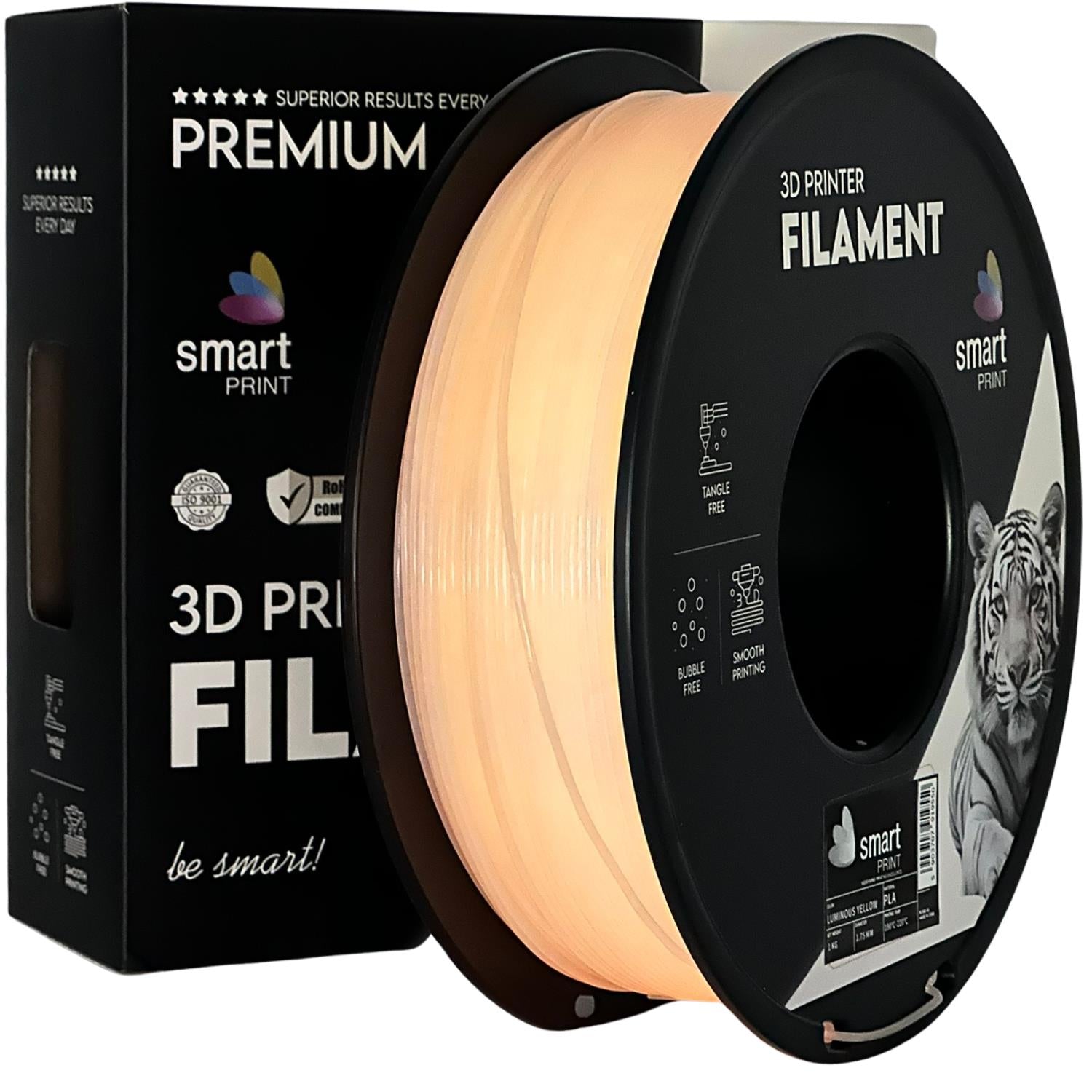Filament PLA luminous žlutá | Smart Print