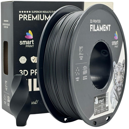 PLA-Filament schwarz Spule, Smart Print, 1,75 mm