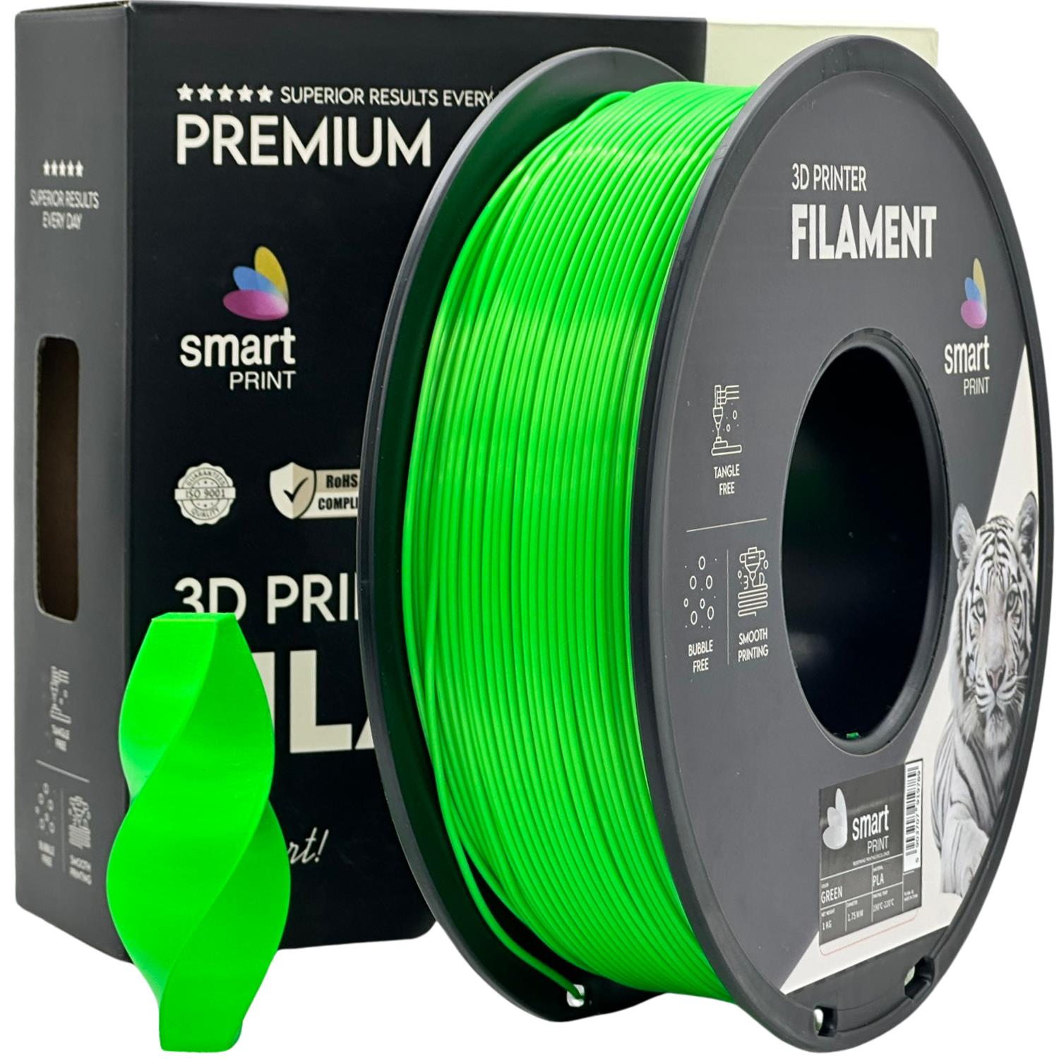 Filament PLA zelená | Smart Print